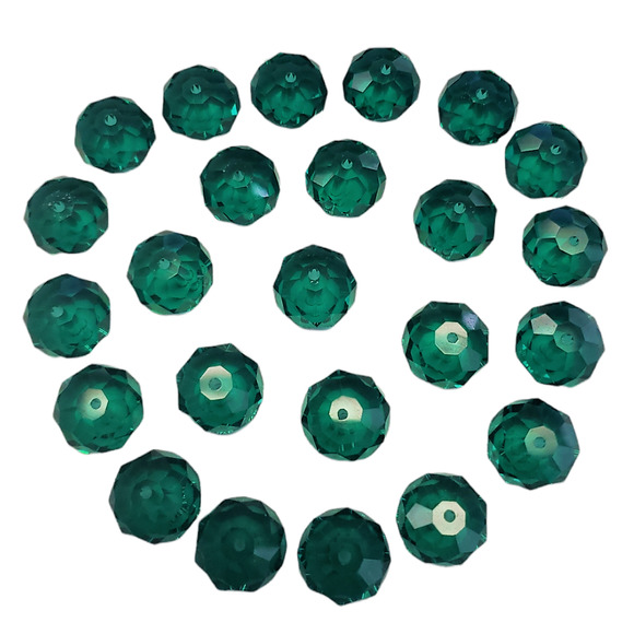 Handmade Other - 2/$25 24 Emerald Green Crystal Gemstone Bead Jewelry Making Kit Arts and Crafts